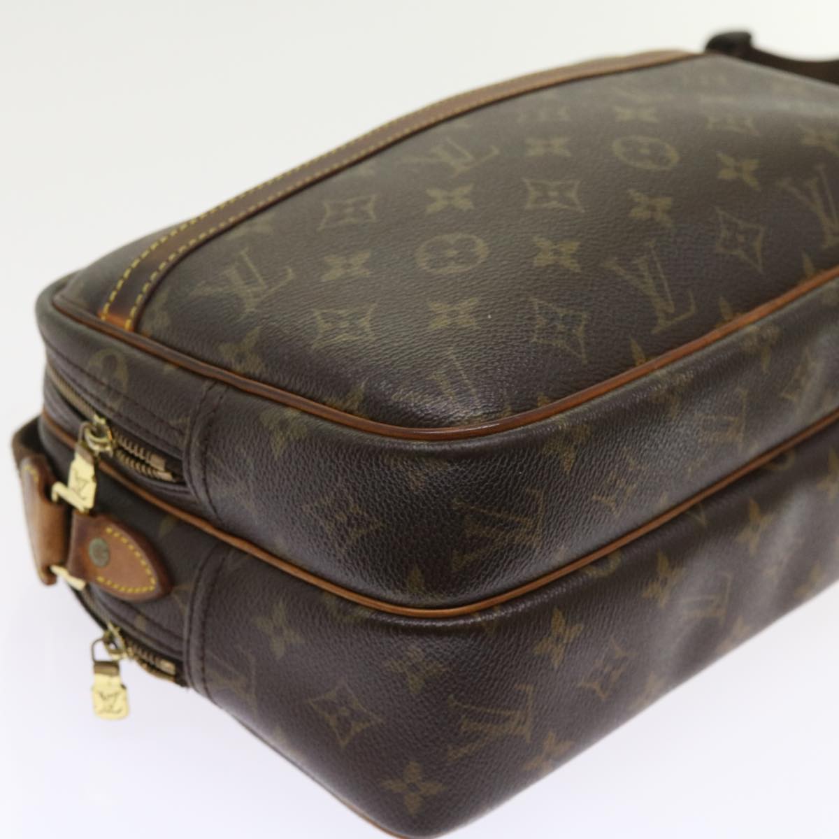 LOUIS VUITTON Monogram Reporter PM Shoulder Bag M45254 LV 53913