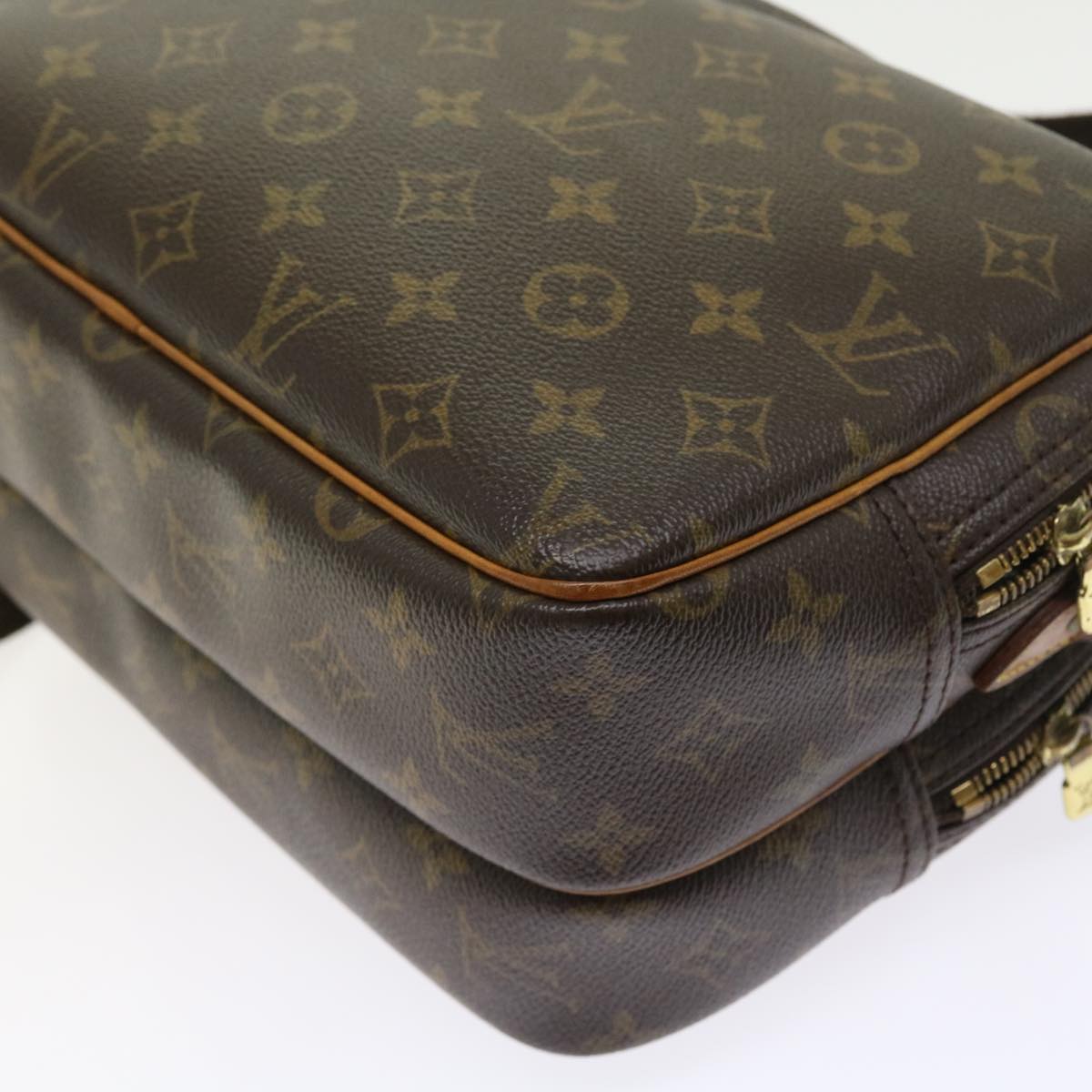 LOUIS VUITTON Monogram Reporter PM Shoulder Bag M45254 LV 53913
