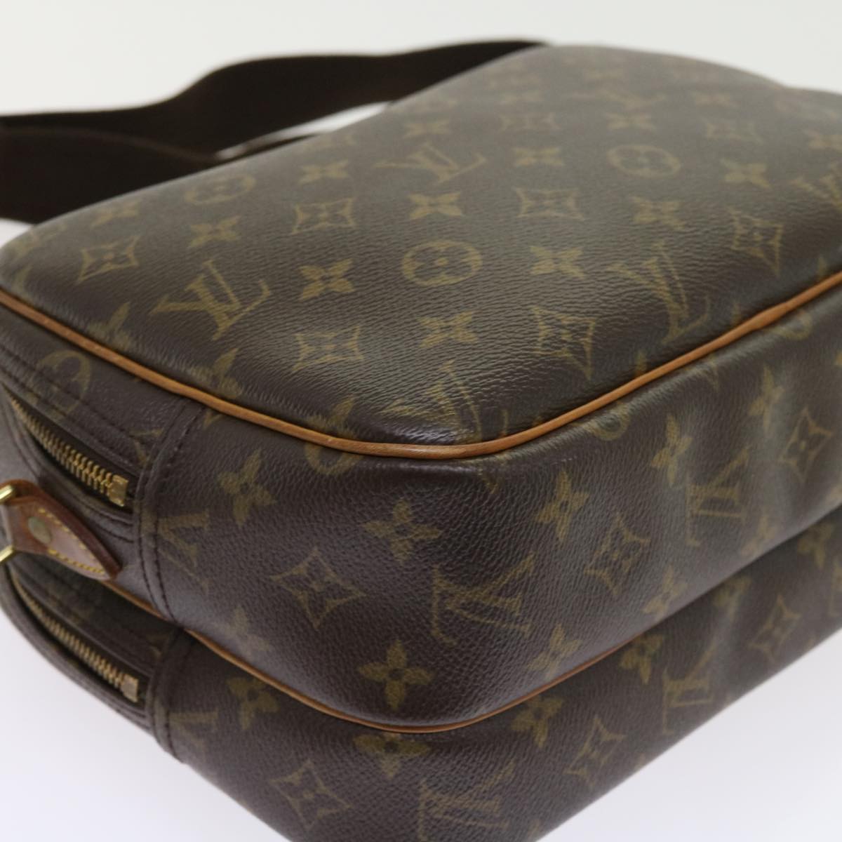 LOUIS VUITTON Monogram Reporter PM Shoulder Bag M45254 LV 53913