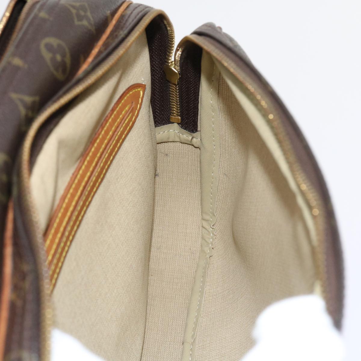 LOUIS VUITTON Monogram Reporter PM Shoulder Bag M45254 LV 53913