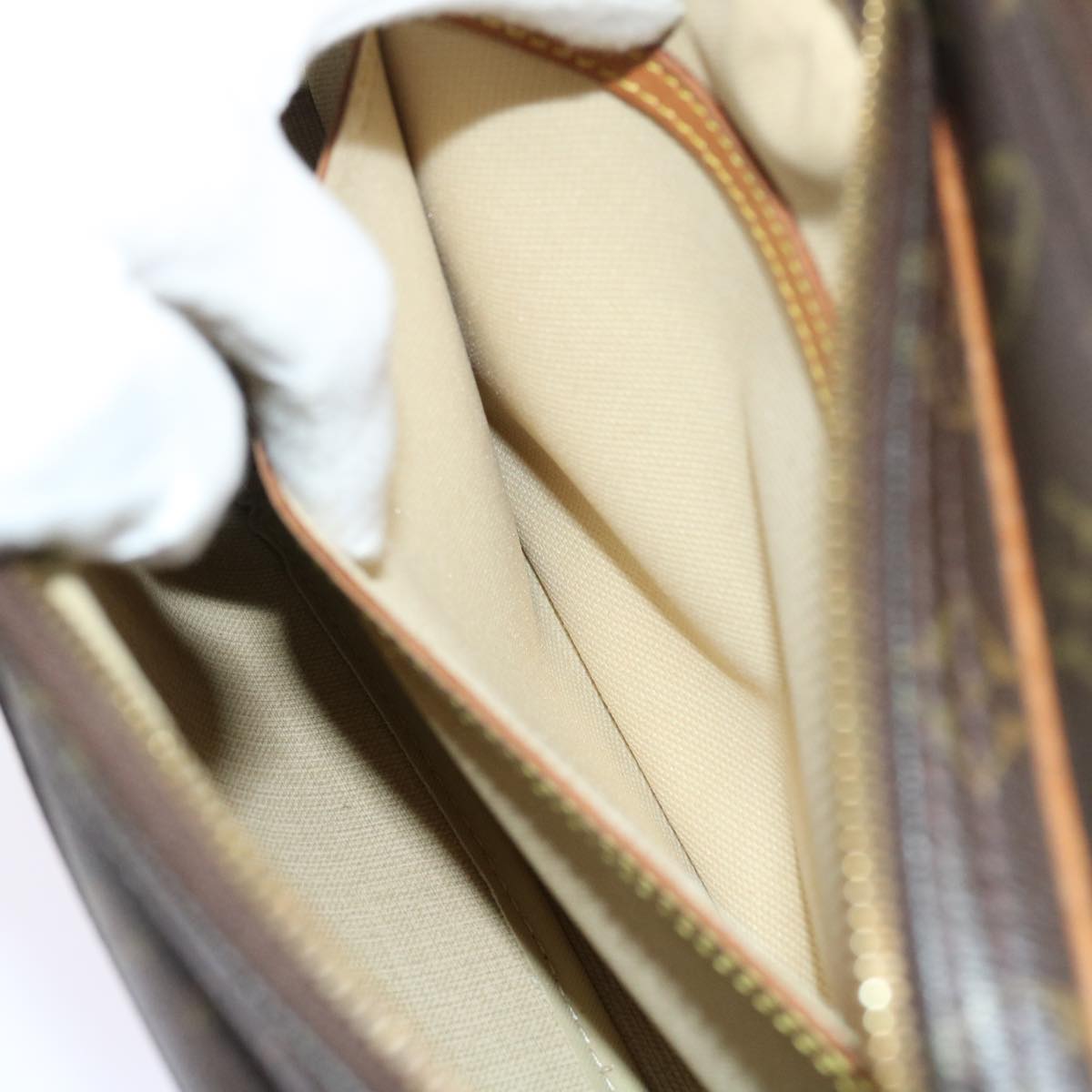 LOUIS VUITTON Monogram Reporter PM Shoulder Bag M45254 LV 53913