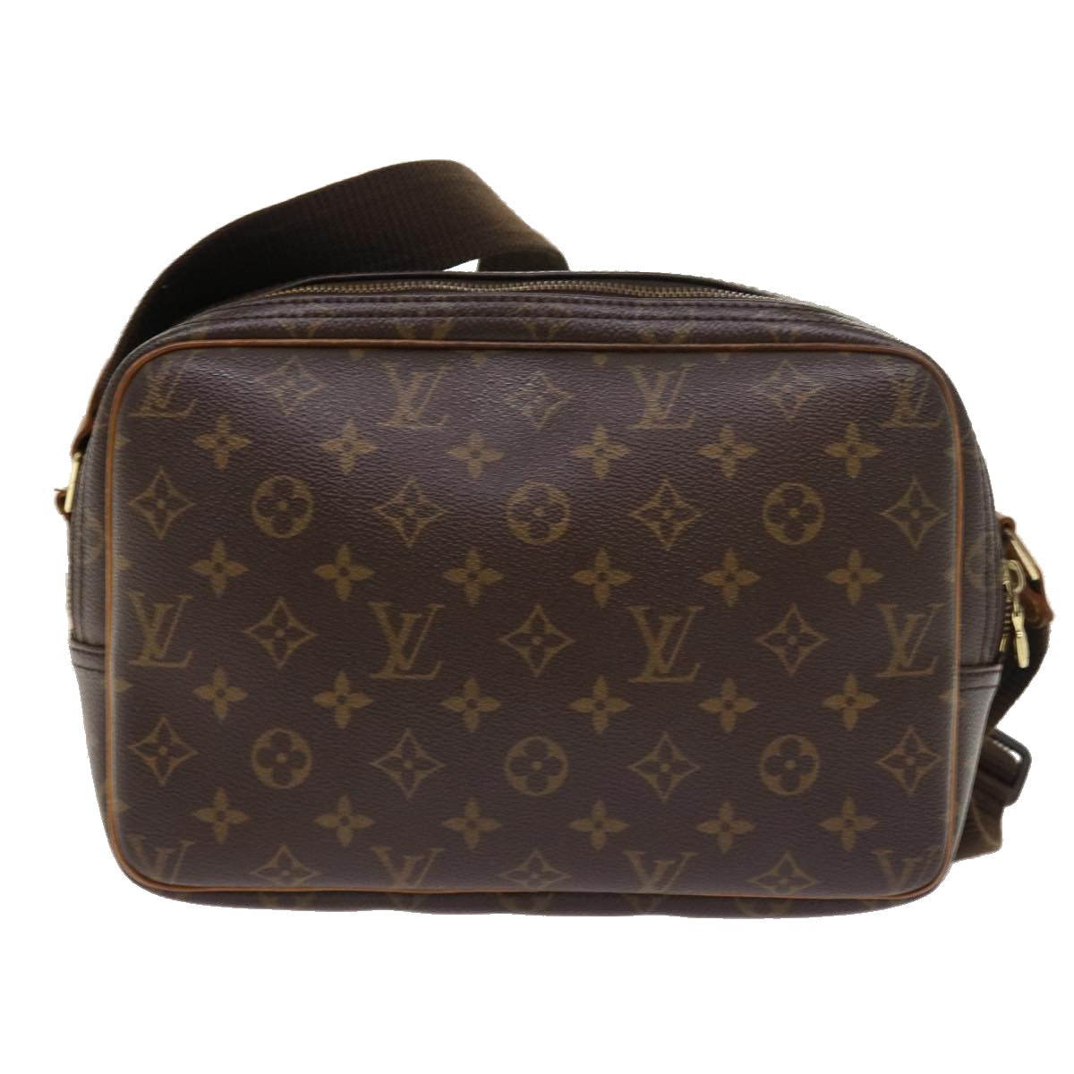 LOUIS VUITTON Monogram Reporter PM Shoulder Bag M45254 LV 53913