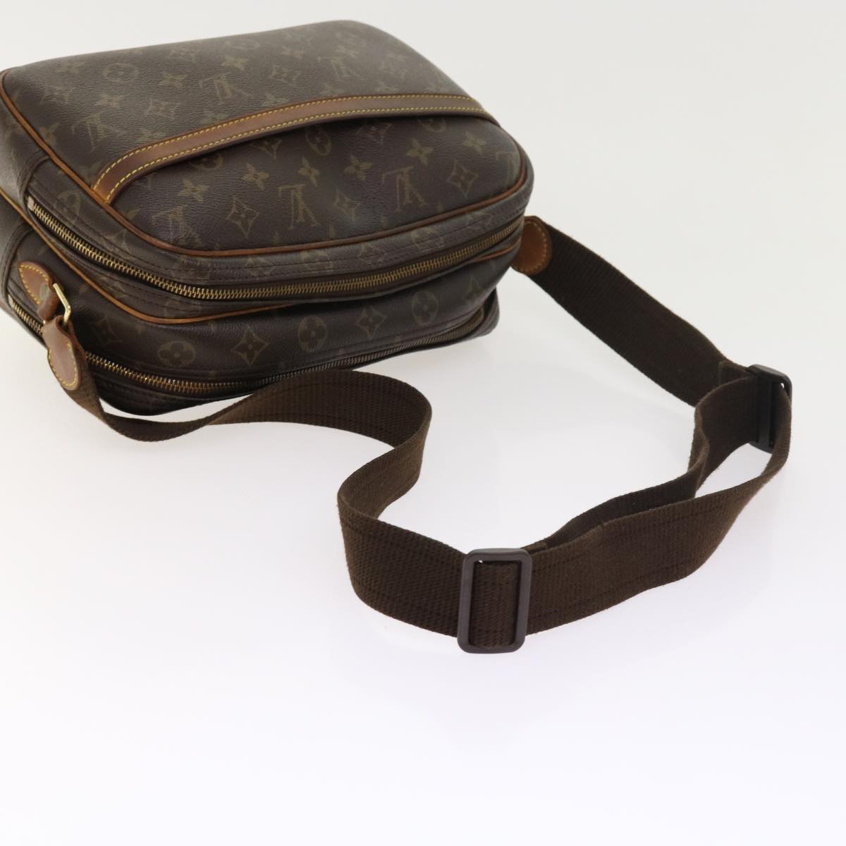 LOUIS VUITTON Monogram Reporter PM Shoulder Bag M45254 LV 53913