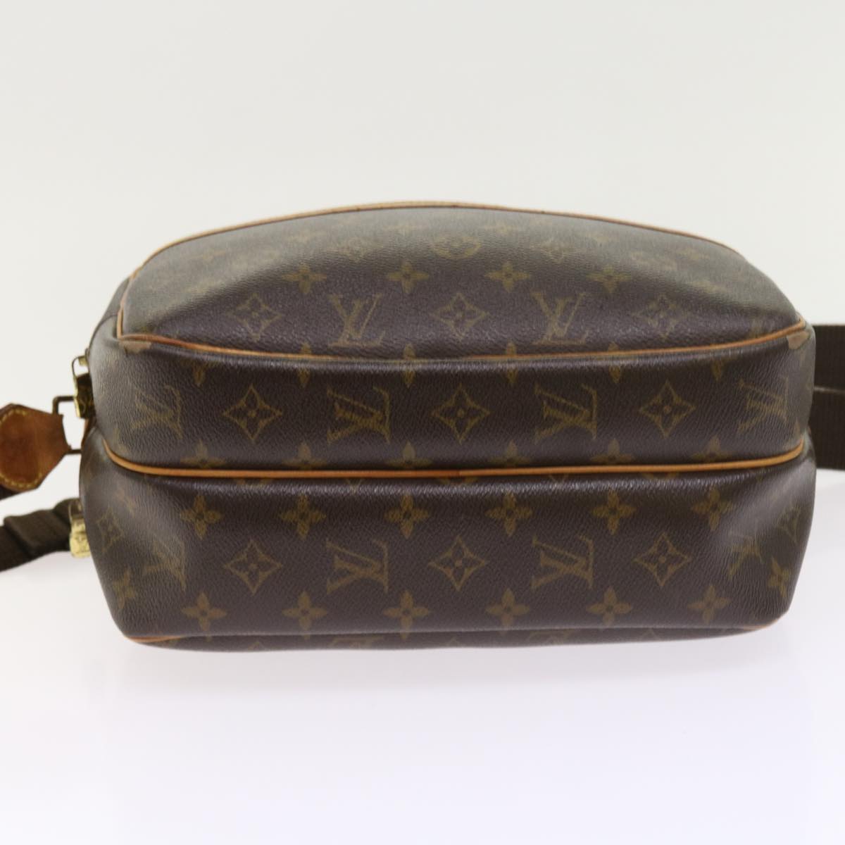 LOUIS VUITTON Monogram Reporter PM Shoulder Bag M45254 LV 53914