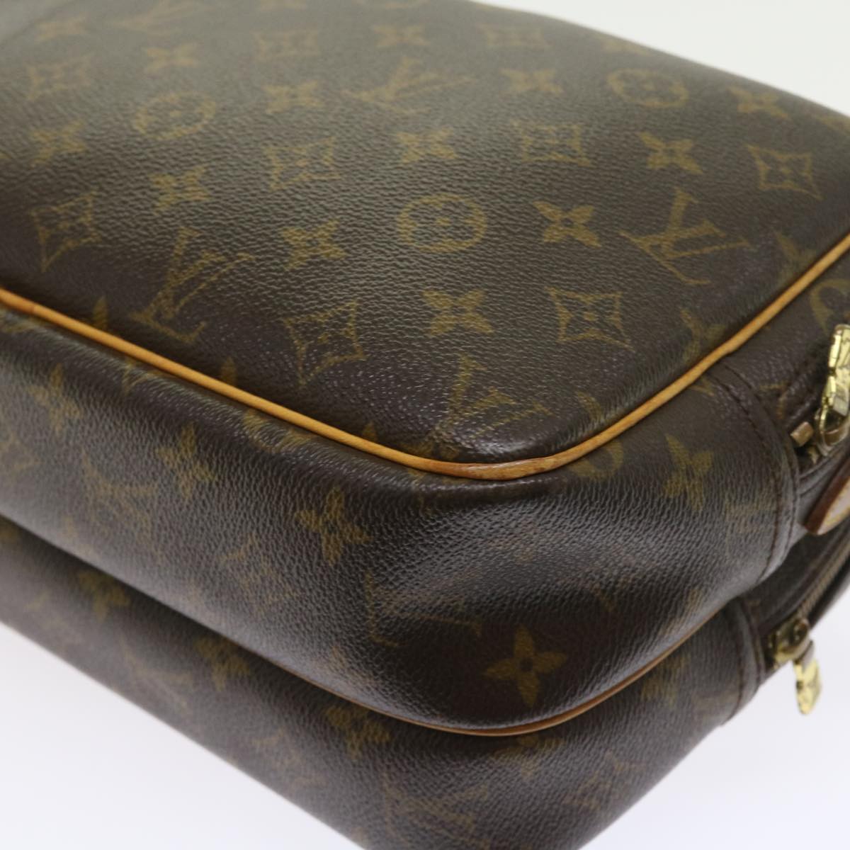 LOUIS VUITTON Monogram Reporter PM Shoulder Bag M45254 LV 53914