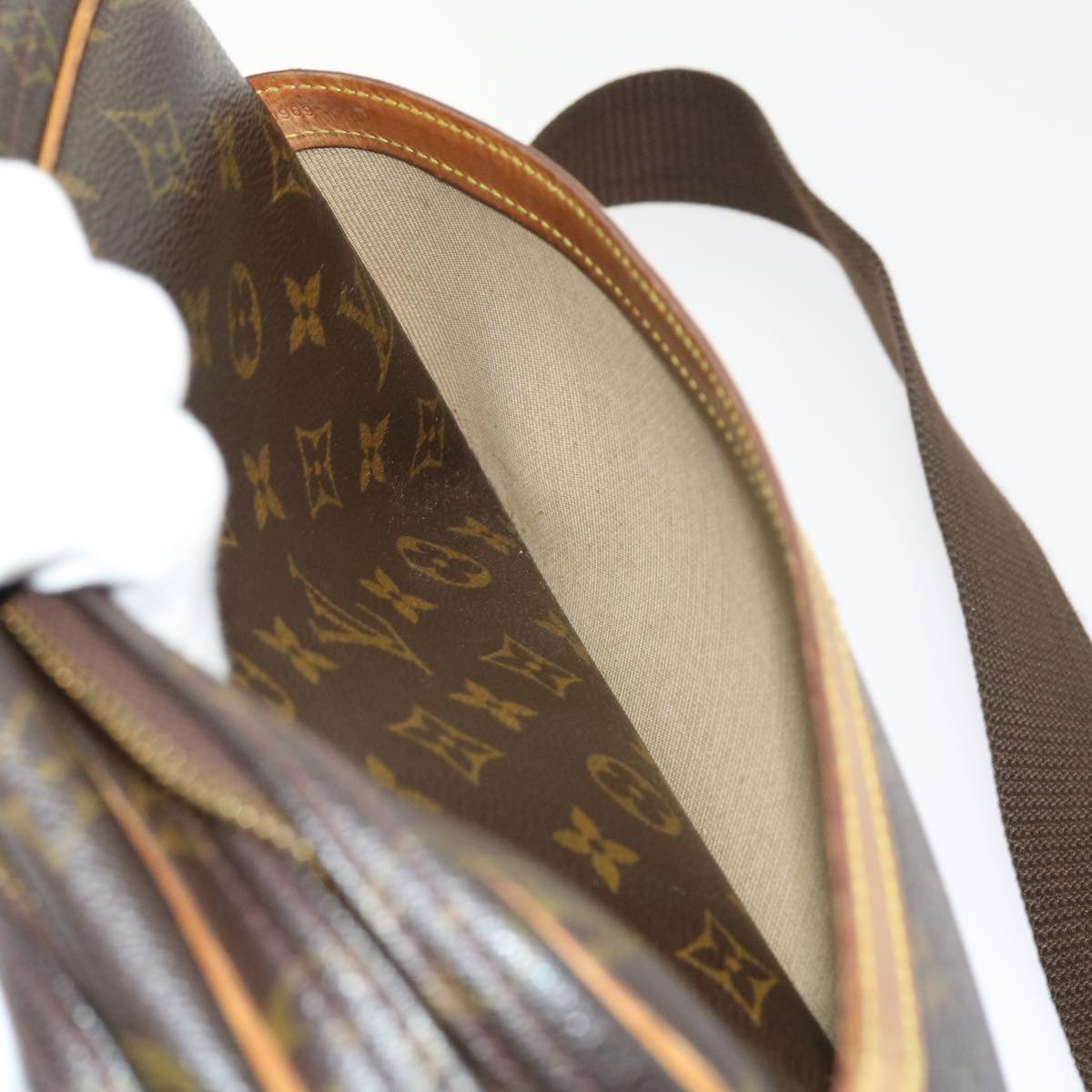 LOUIS VUITTON Monogram Reporter PM Shoulder Bag M45254 LV 53914