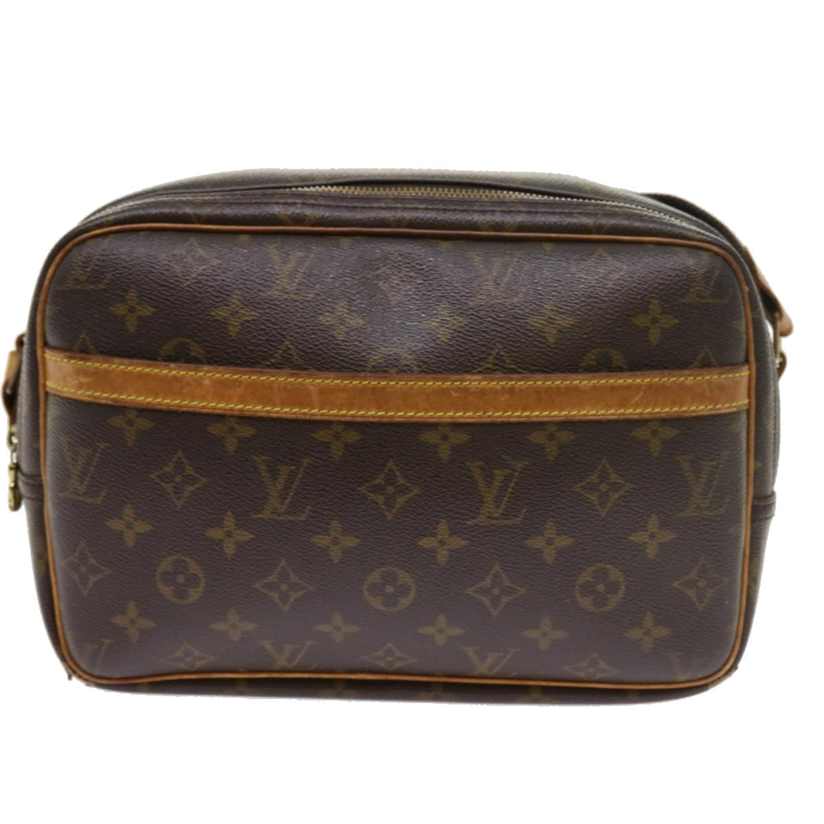 LOUIS VUITTON Monogram Reporter PM Shoulder Bag M45254 LV 53914