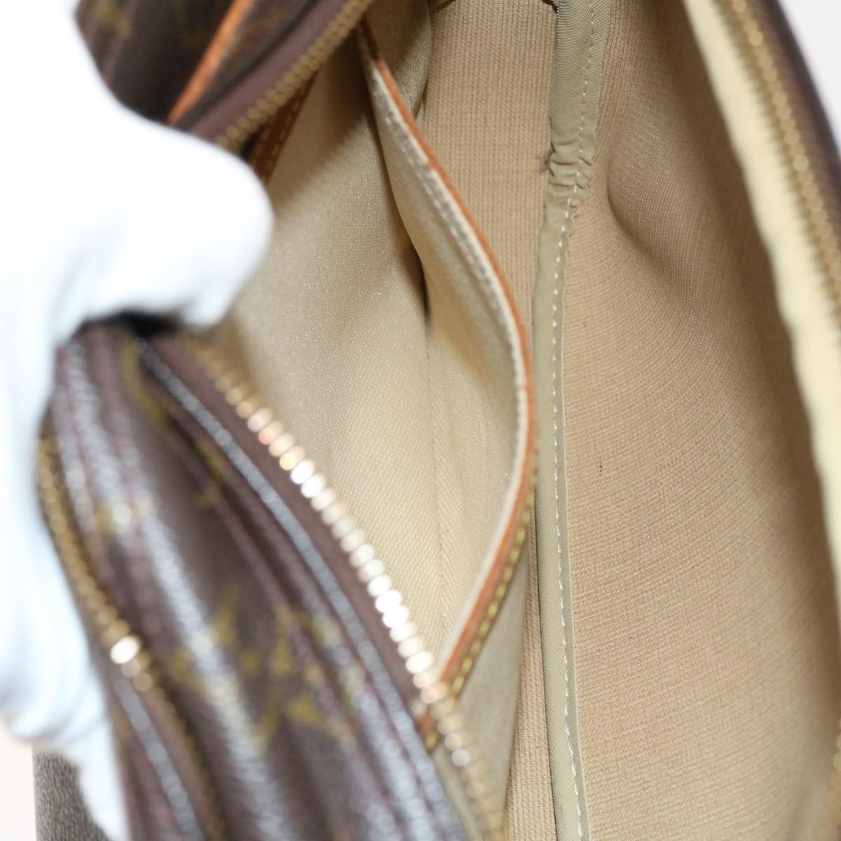 LOUIS VUITTON Monogram Reporter PM Shoulder Bag M45254 LV 53914