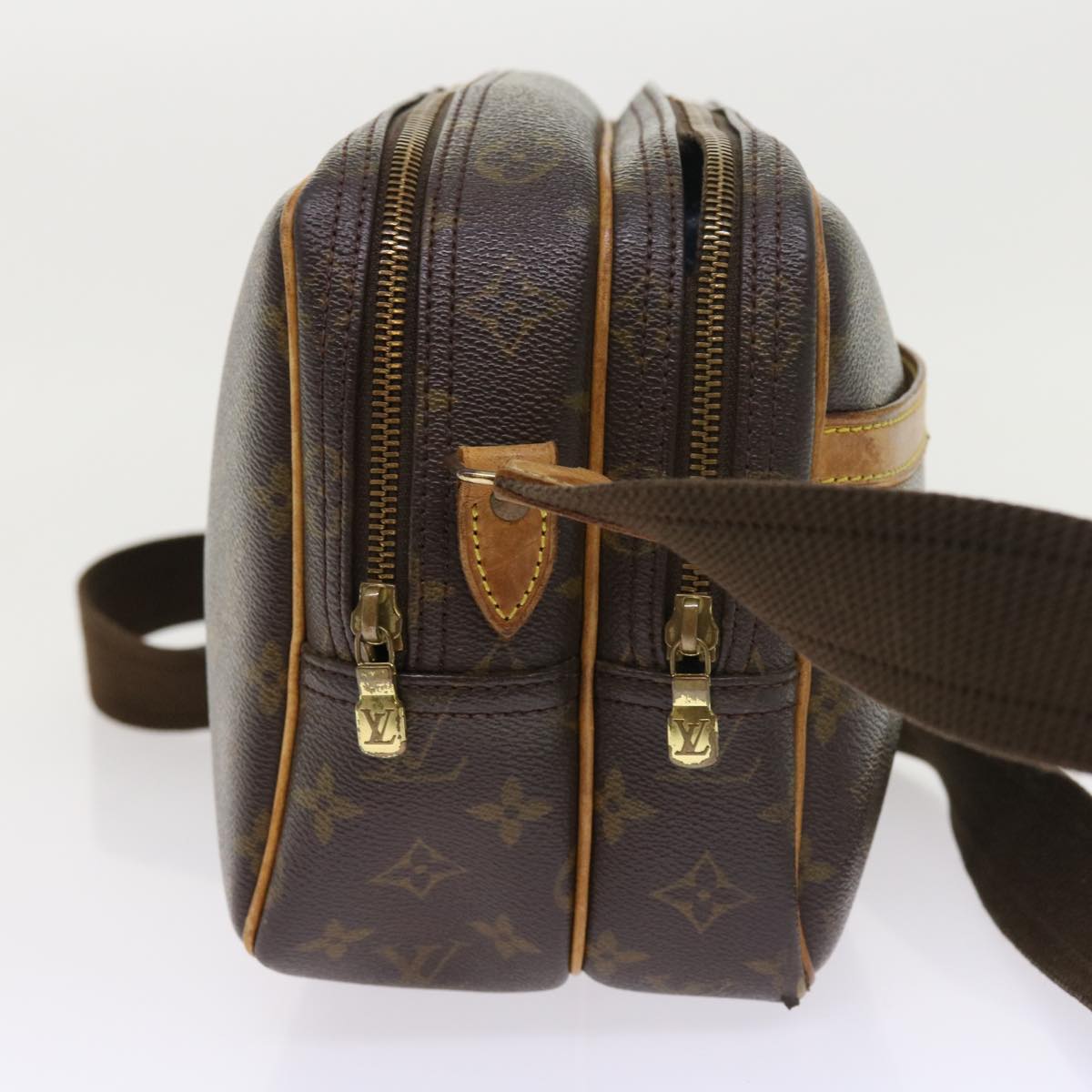LOUIS VUITTON Monogram Reporter PM Shoulder Bag M45254 LV 53914