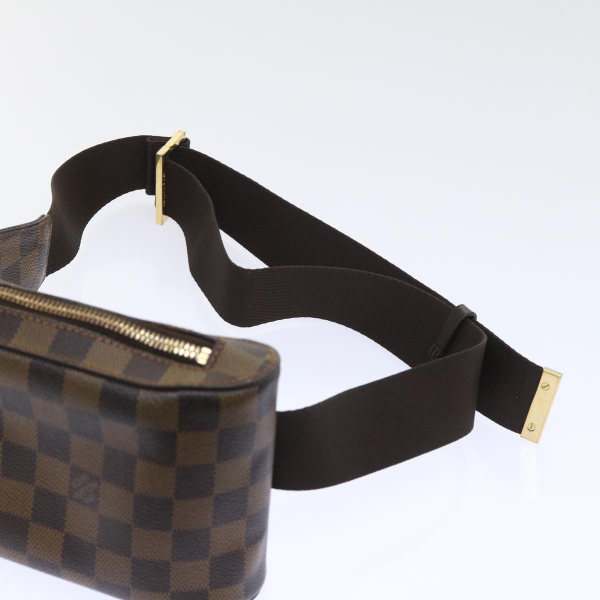 LOUIS VUITTON Damier Ebene Geronimos Shoulder Bag N51994 LV 53918