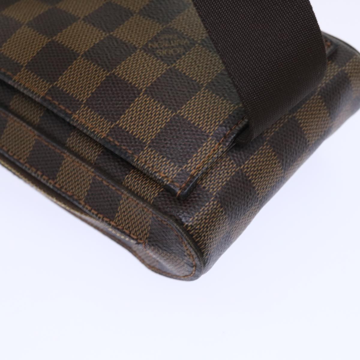 LOUIS VUITTON Damier Ebene Geronimos Shoulder Bag N51994 LV 53918