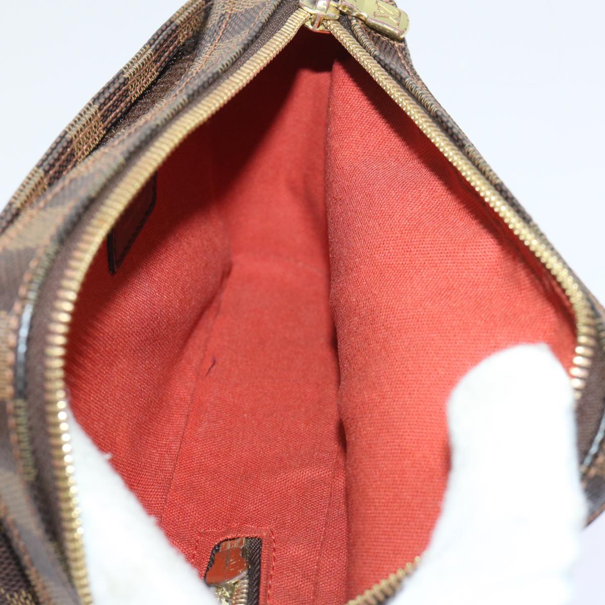LOUIS VUITTON Damier Ebene Geronimos Shoulder Bag N51994 LV 53918