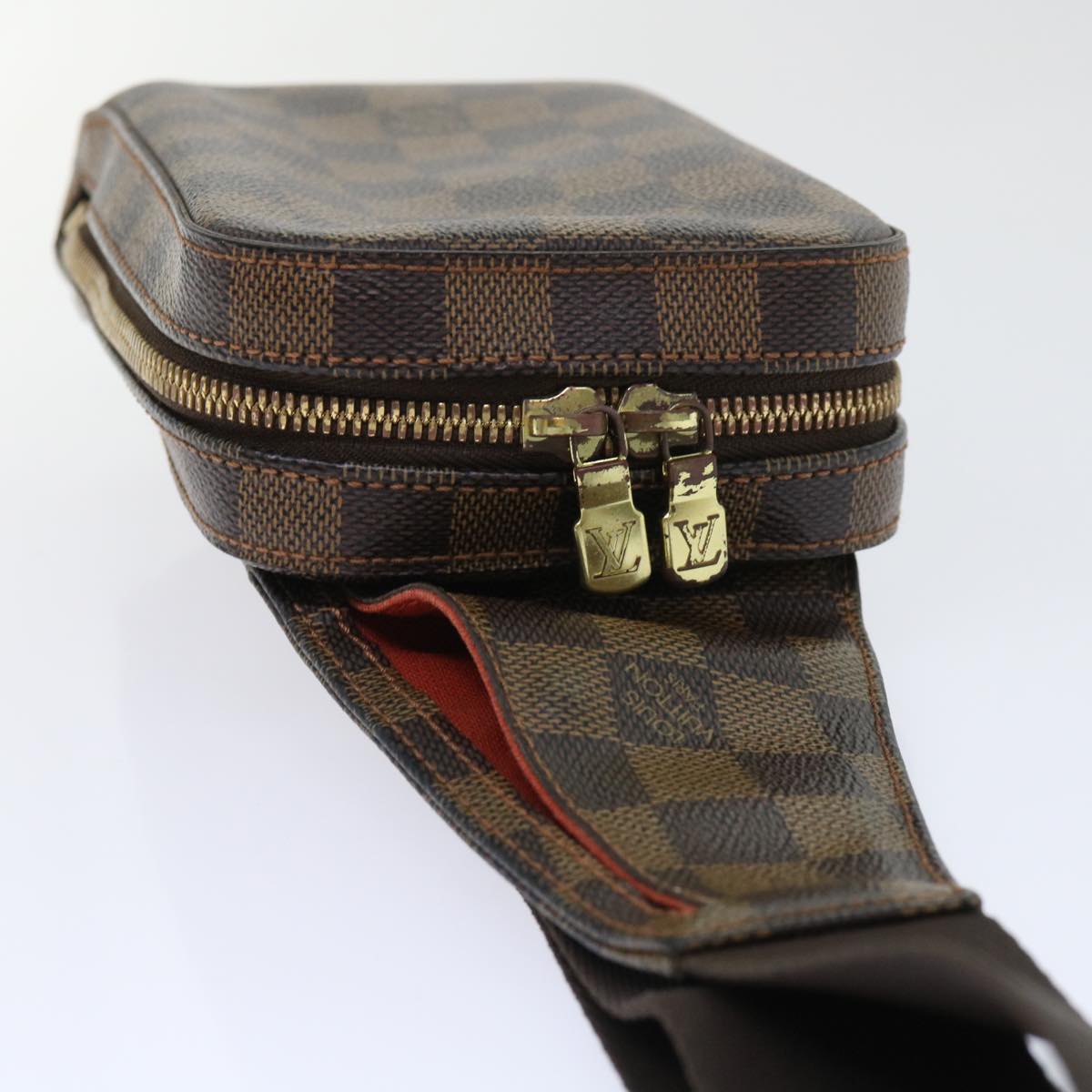 LOUIS VUITTON Damier Ebene Geronimos Shoulder Bag N51994 LV 53918