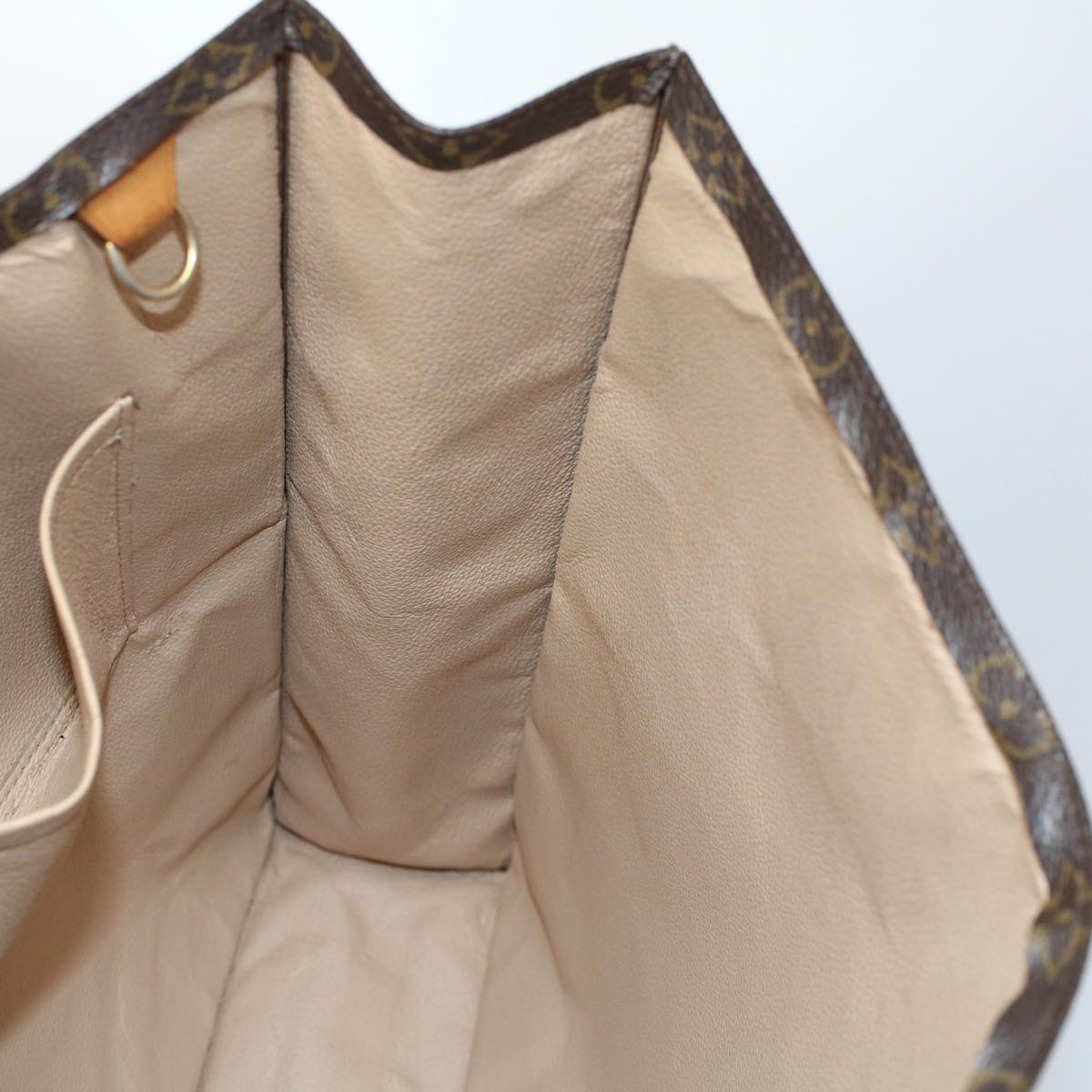 LOUIS VUITTON Monogram Sac Plat Hand Bag M51140 LV 53921
