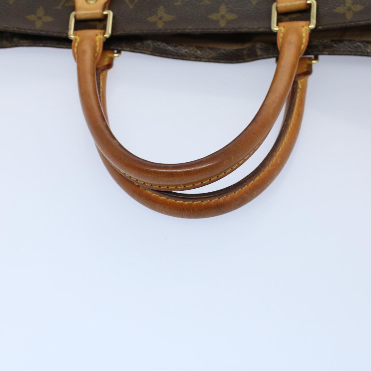 LOUIS VUITTON Monogram Sac Plat Hand Bag M51140 LV 53921