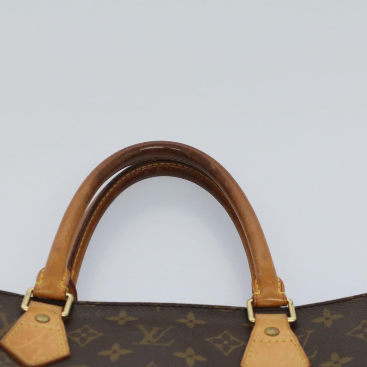 LOUIS VUITTON Monogram Sac Plat Hand Bag M51140 LV 53921