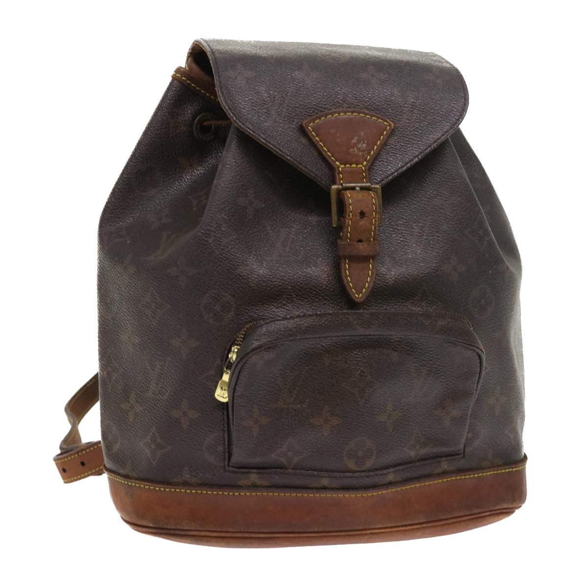 LOUIS VUITTON Monogram Montsouris MM Backpack M51136 LV 53923