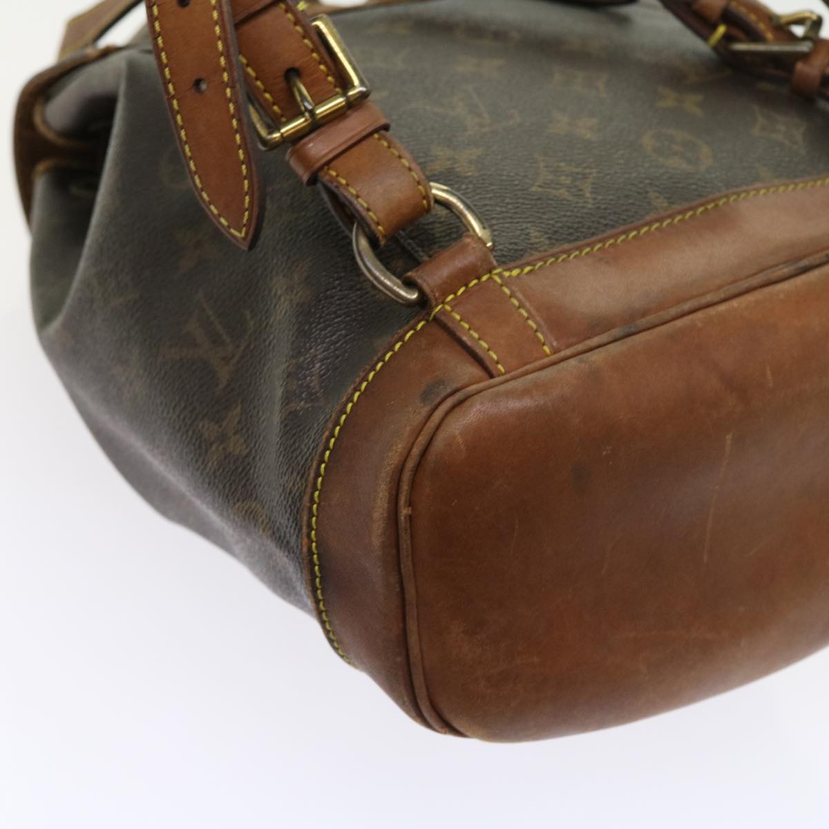 LOUIS VUITTON Monogram Montsouris MM Backpack M51136 LV 53923