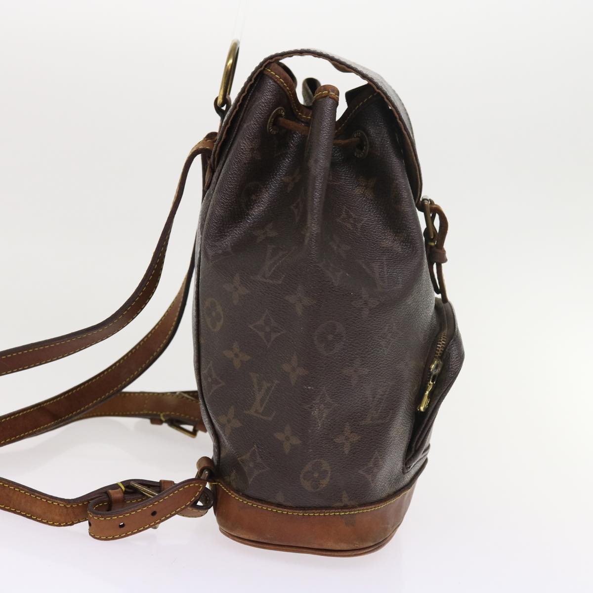 LOUIS VUITTON Monogram Montsouris MM Backpack M51136 LV 53923