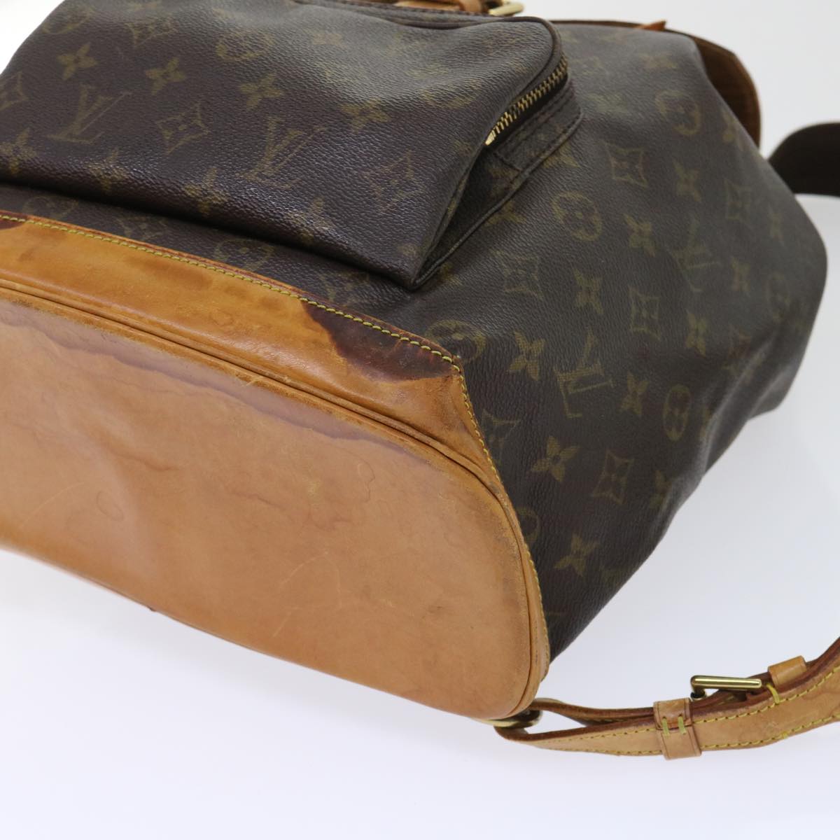 LOUIS VUITTON Monogram Montsouris GM Backpack M51135 LV 53925