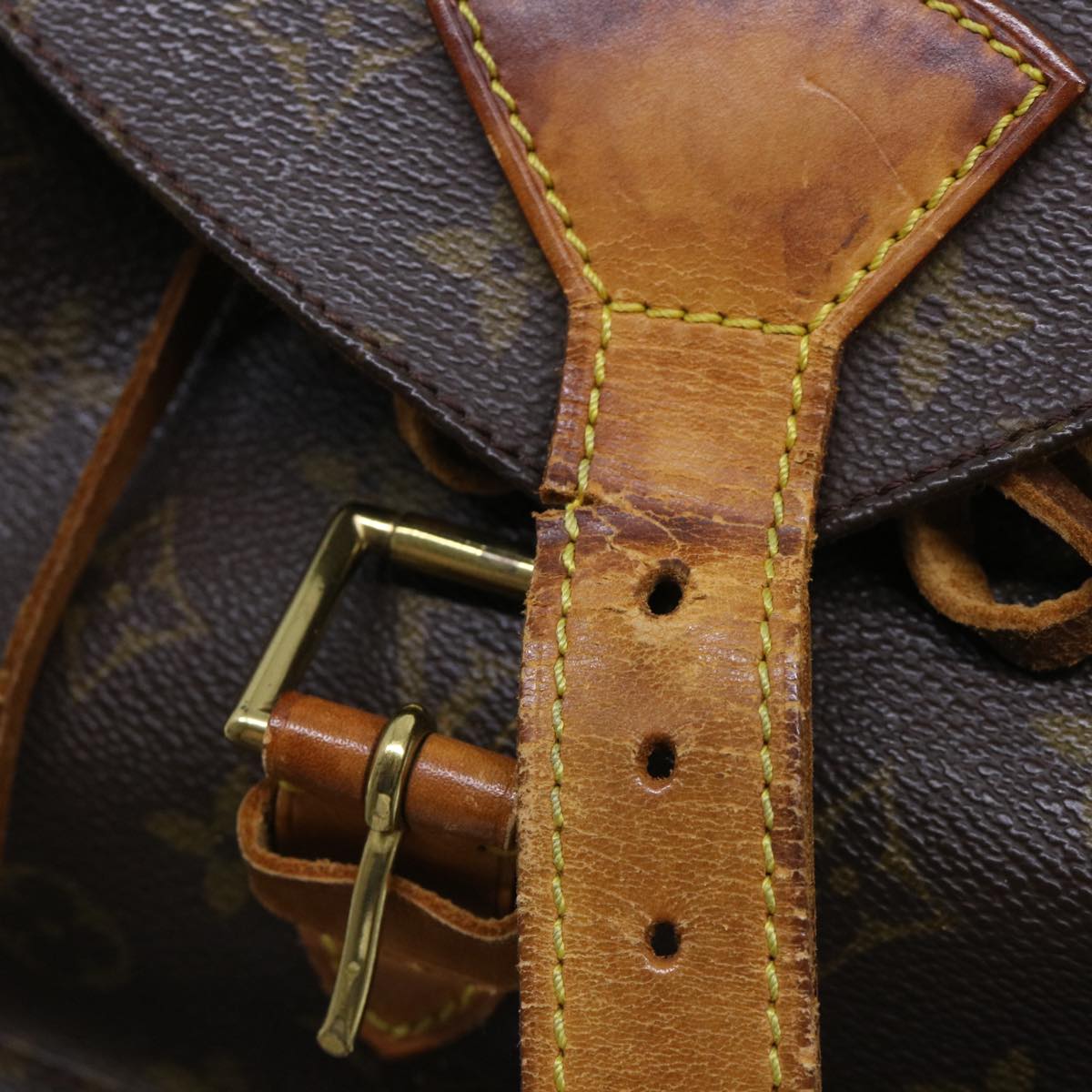 LOUIS VUITTON Monogram Montsouris GM Backpack M51135 LV 53925