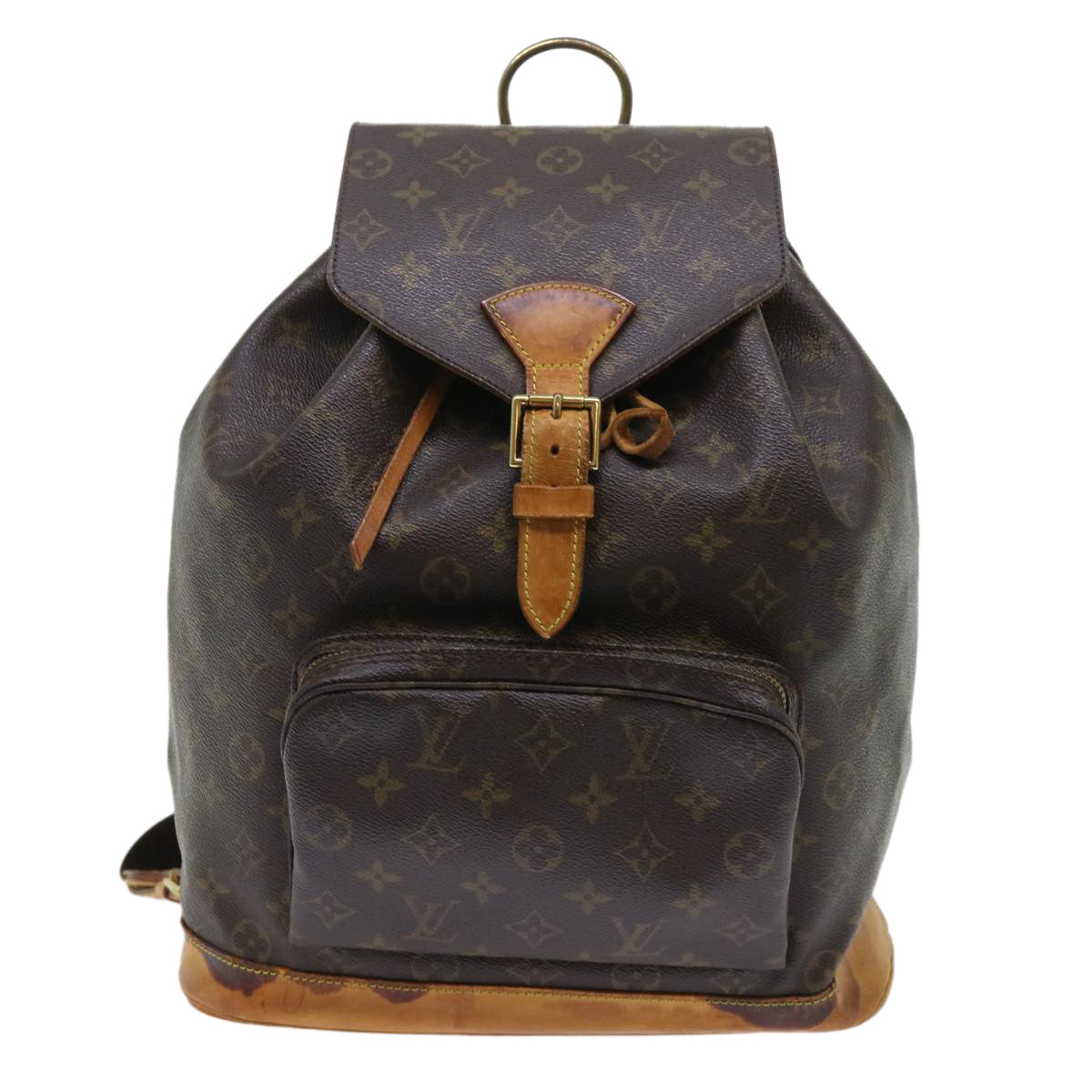 LOUIS VUITTON Monogram Montsouris GM Backpack M51135 LV 53925