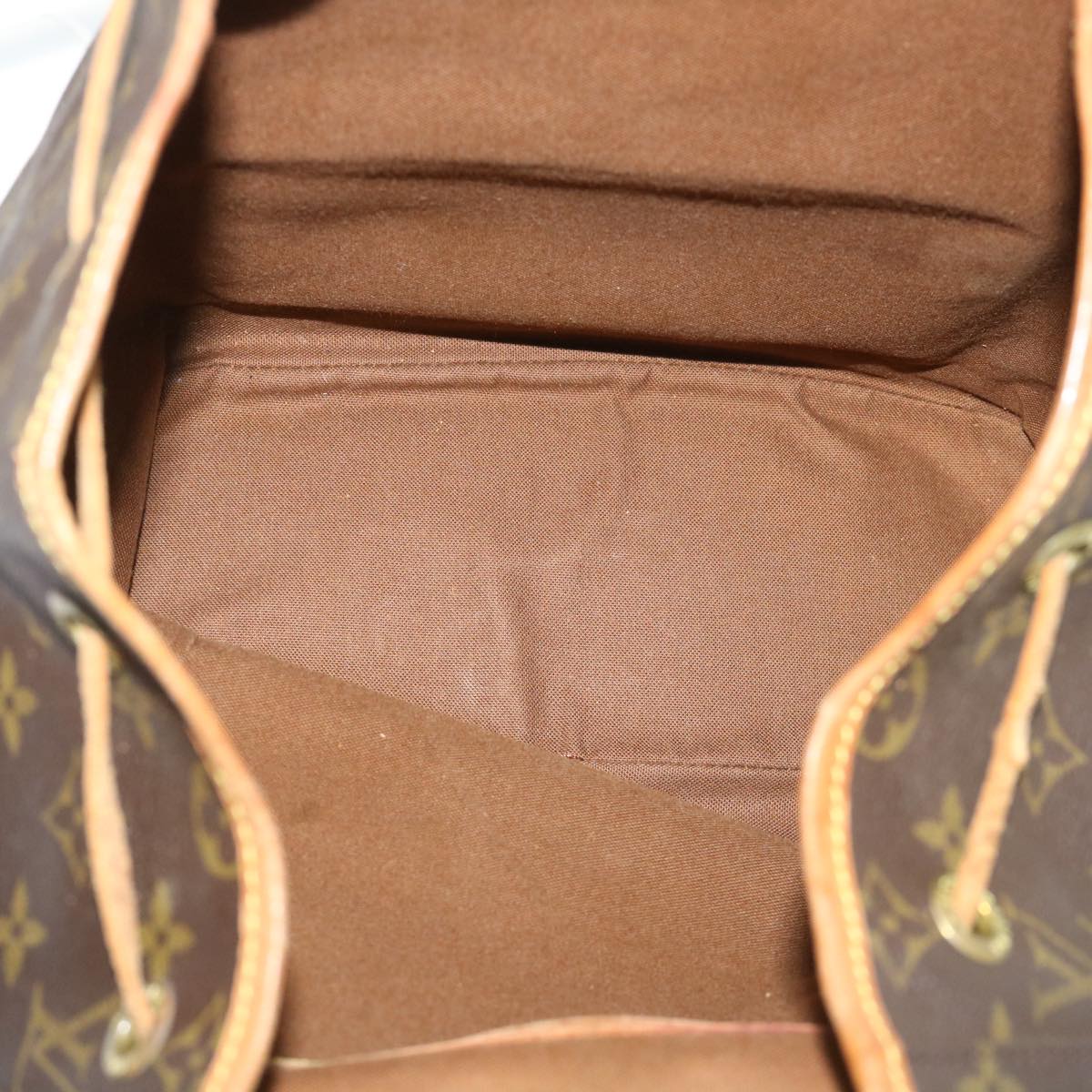 LOUIS VUITTON Monogram Montsouris GM Backpack M51135 LV 53925