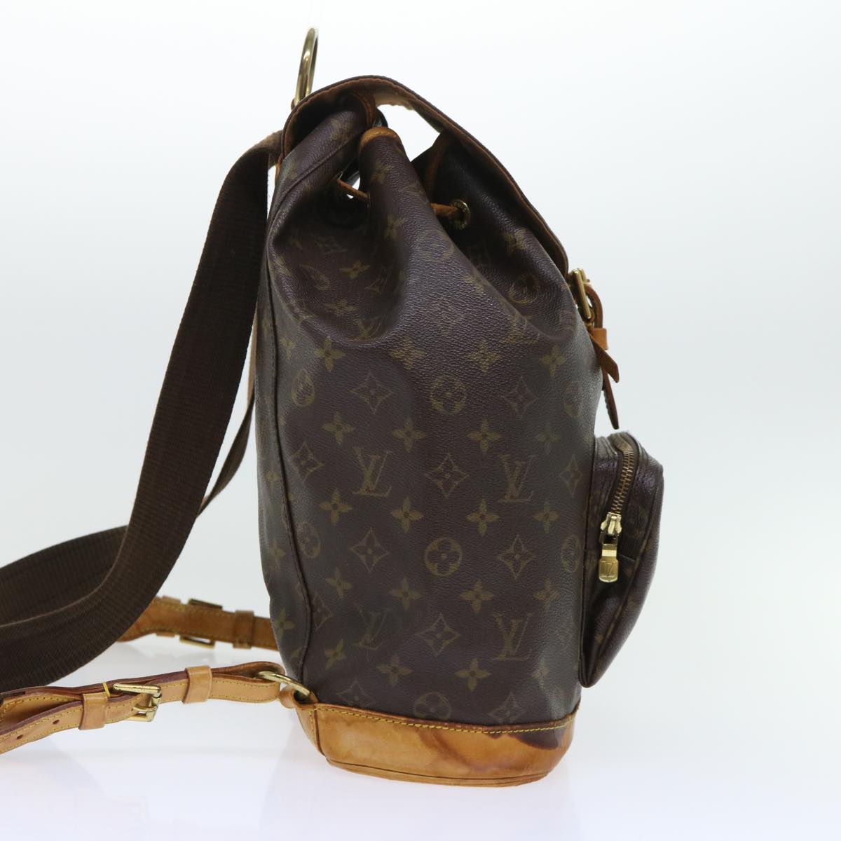 LOUIS VUITTON Monogram Montsouris GM Backpack M51135 LV 53925