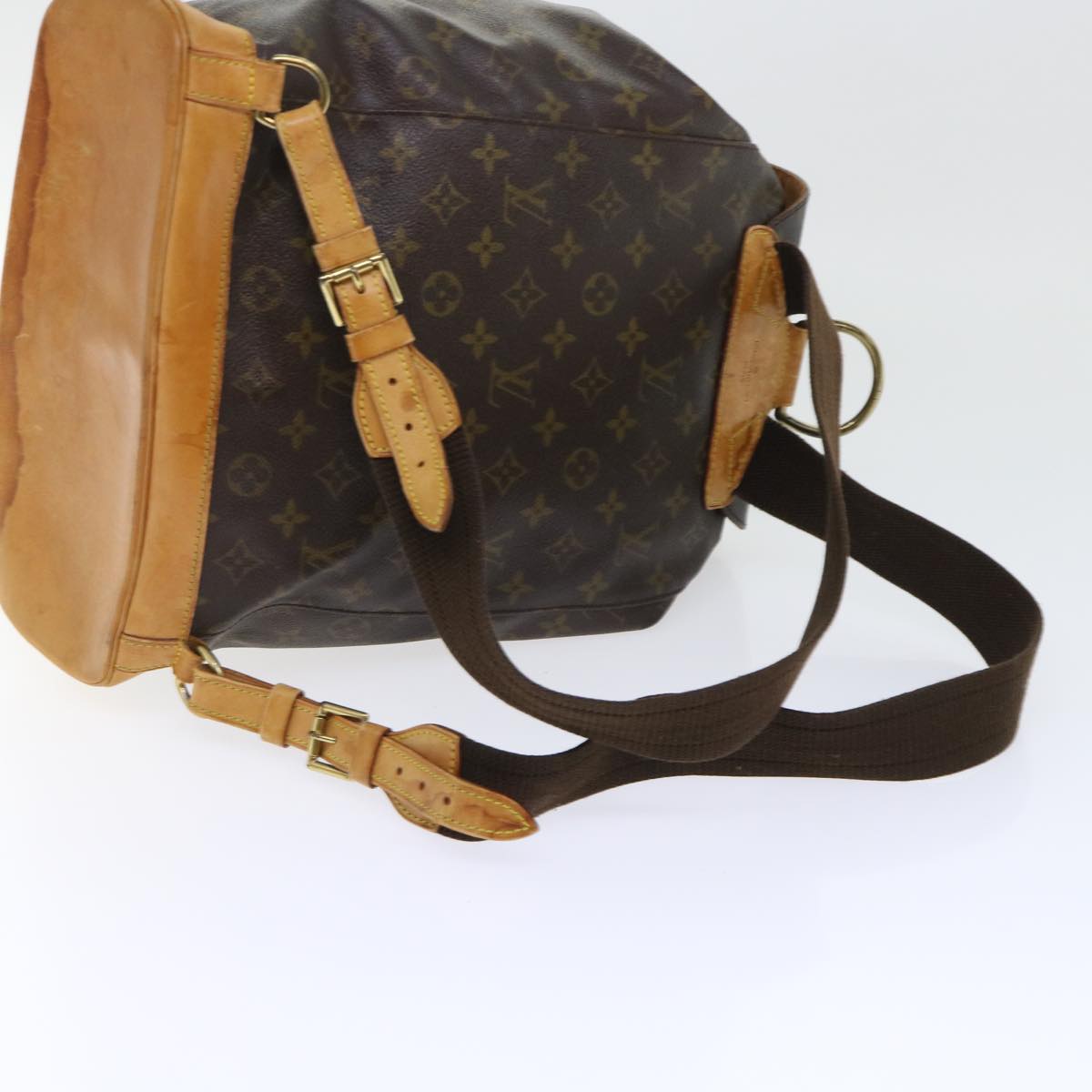 LOUIS VUITTON Monogram Montsouris GM Backpack M51135 LV 53925