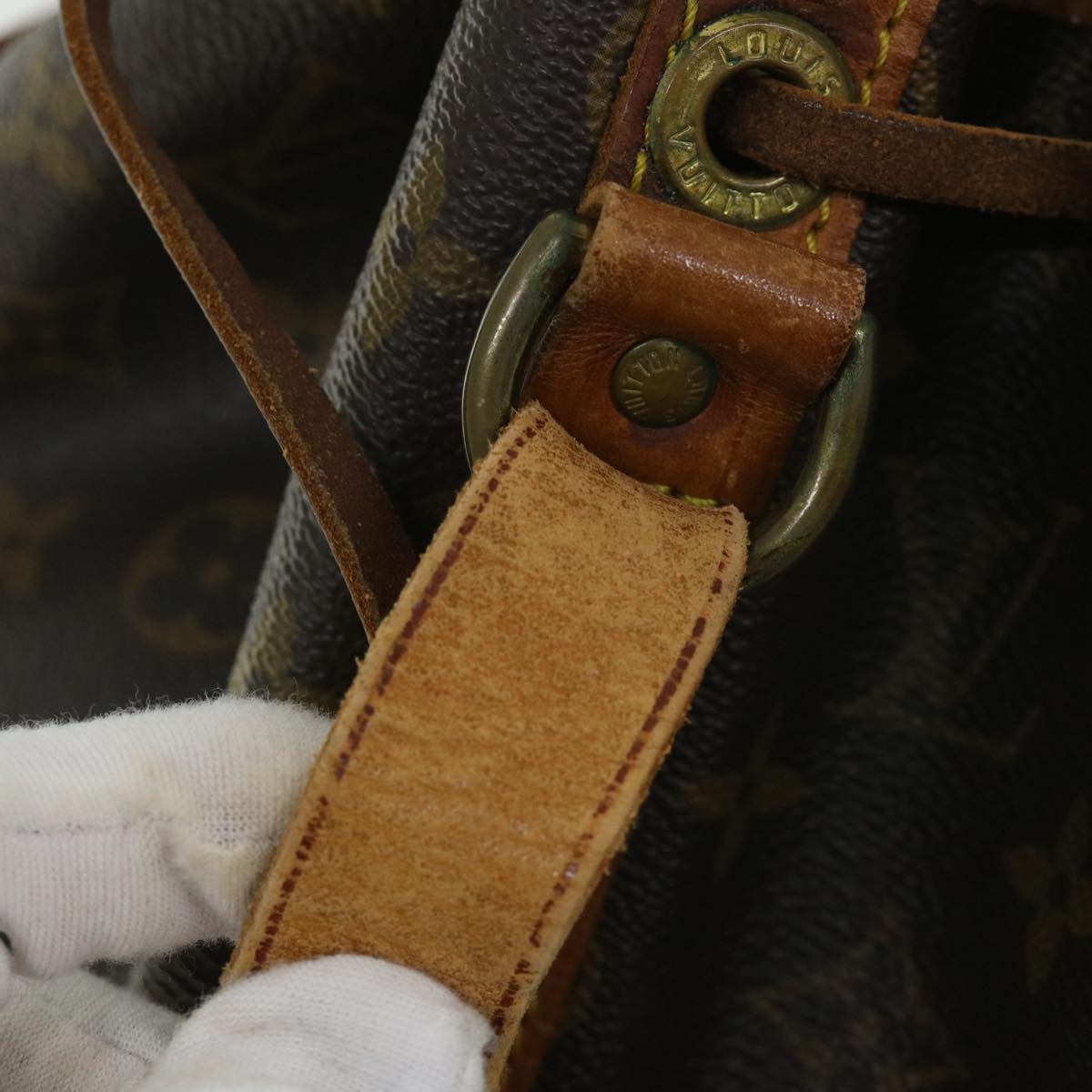 LOUIS VUITTON Monogram Noe Shoulder Bag M42224 LV 53929