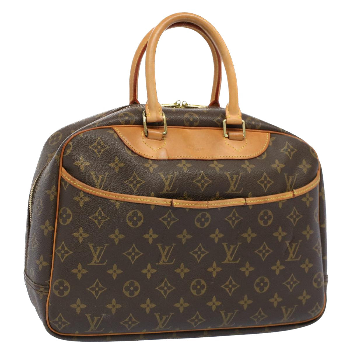 LOUIS VUITTON Monogram Deauville Hand Bag M47270 LV 53934