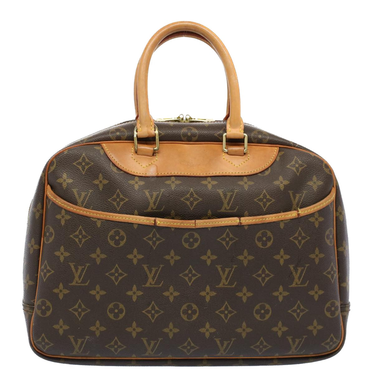 LOUIS VUITTON Monogram Deauville Hand Bag M47270 LV 53934