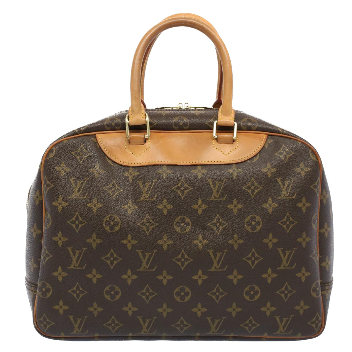 LOUIS VUITTON Monogram Deauville Hand Bag M47270 LV 53934