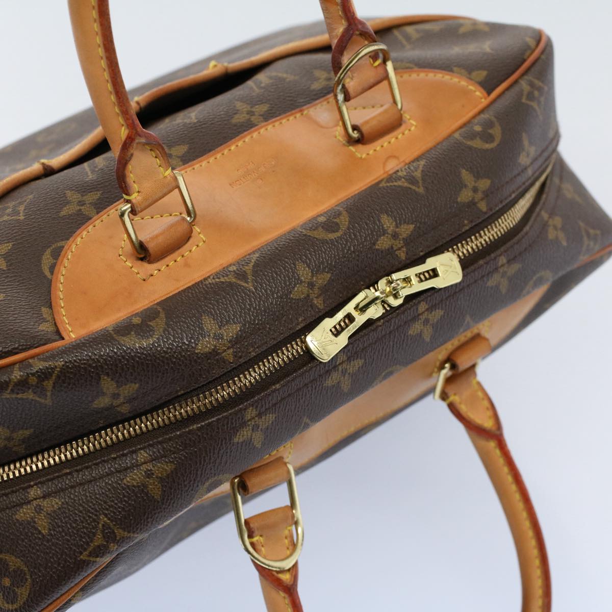 LOUIS VUITTON Monogram Deauville Hand Bag M47270 LV 53934