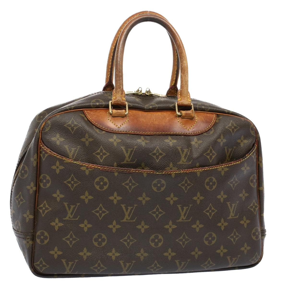 LOUIS VUITTON Monogram Deauville Hand Bag M47270 LV 53935