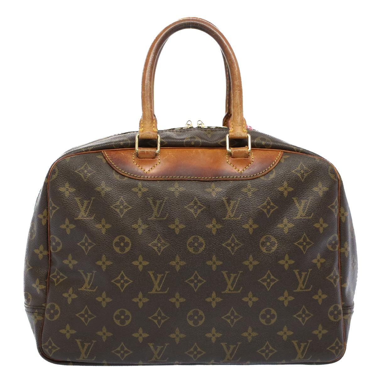 LOUIS VUITTON Monogram Deauville Hand Bag M47270 LV 53935