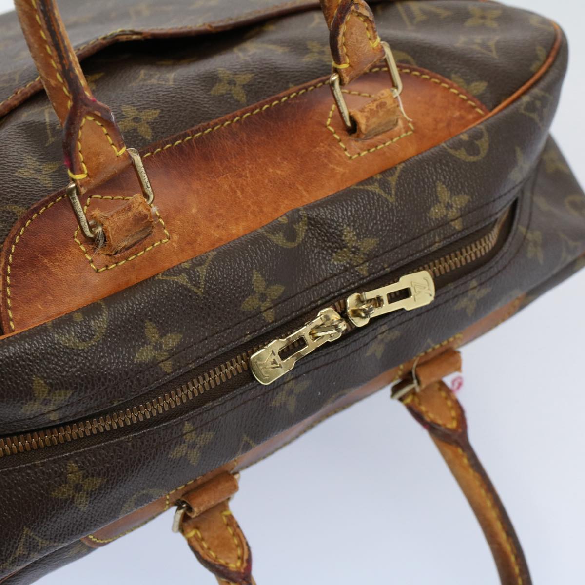 LOUIS VUITTON Monogram Deauville Hand Bag M47270 LV 53935