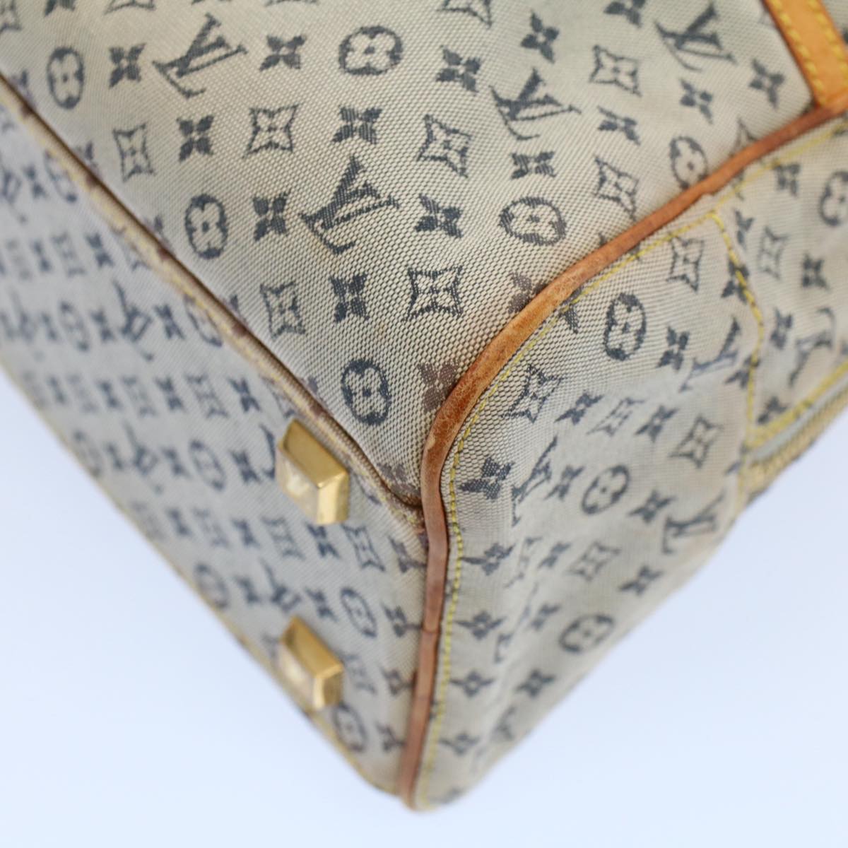 LOUIS VUITTON Monogram Mini Marie Hand Bag Blue M92003 LV 53939