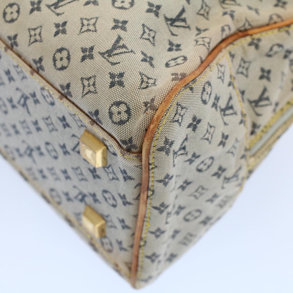 LOUIS VUITTON Monogram Mini Marie Hand Bag Blue M92003 LV 53939
