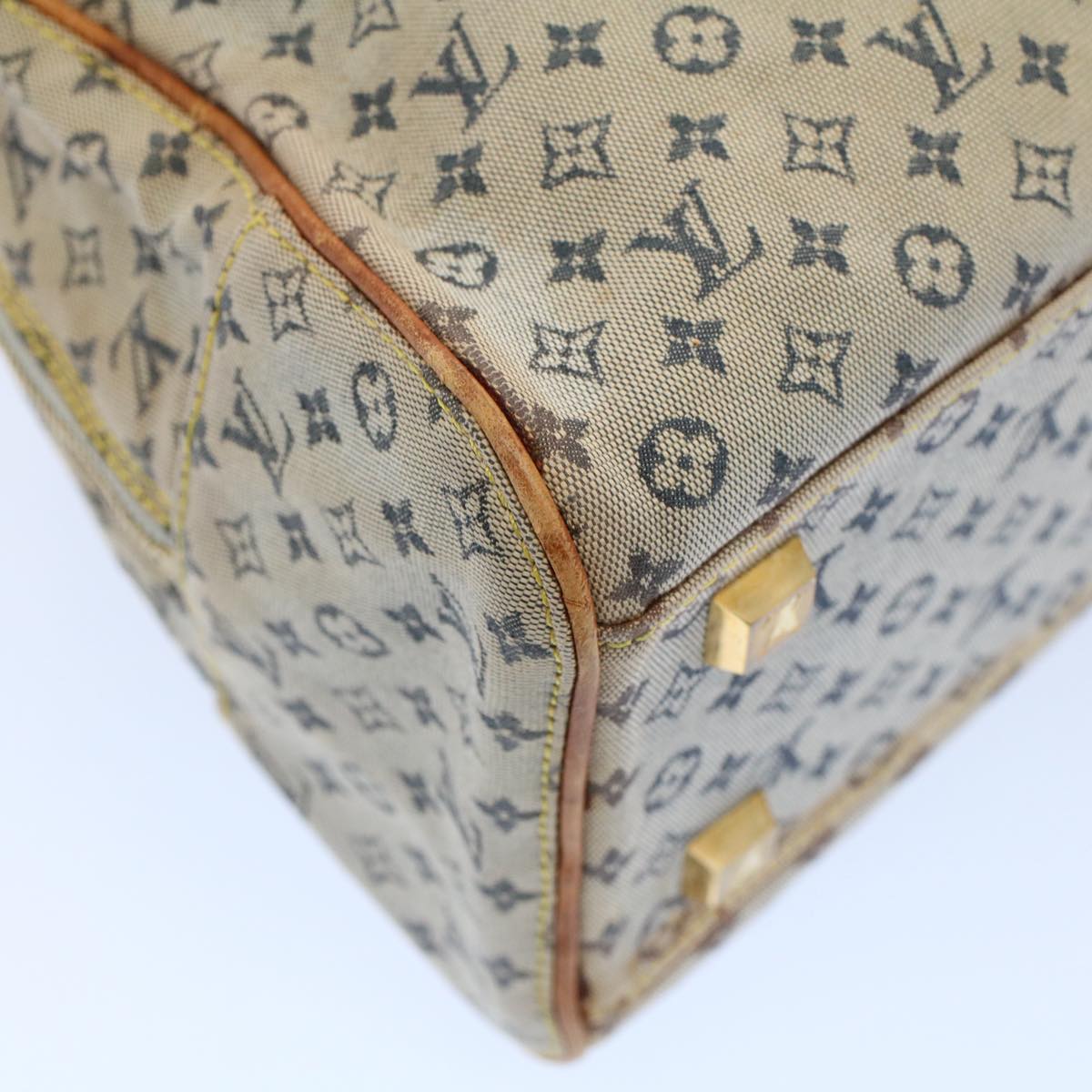 LOUIS VUITTON Monogram Mini Marie Hand Bag Blue M92003 LV 53939
