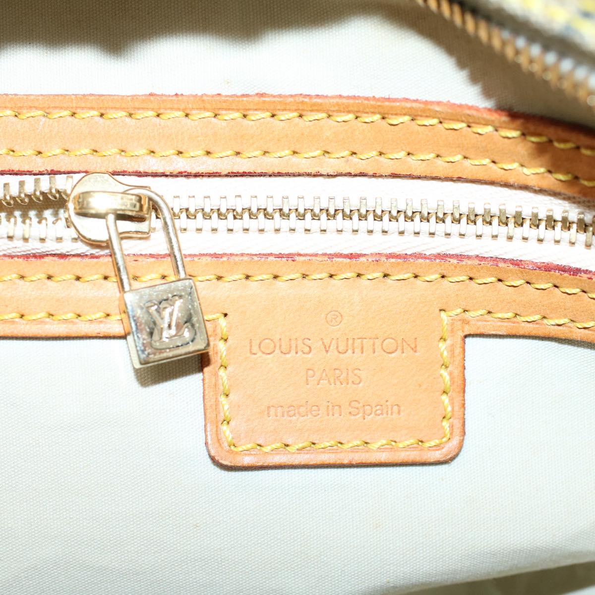 LOUIS VUITTON Monogram Mini Marie Hand Bag Blue M92003 LV 53939