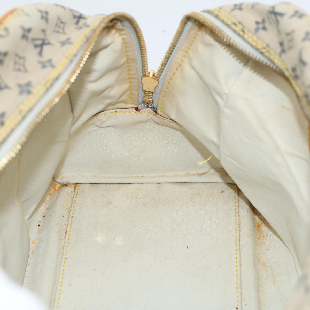 LOUIS VUITTON Monogram Mini Marie Hand Bag Blue M92003 LV 53939