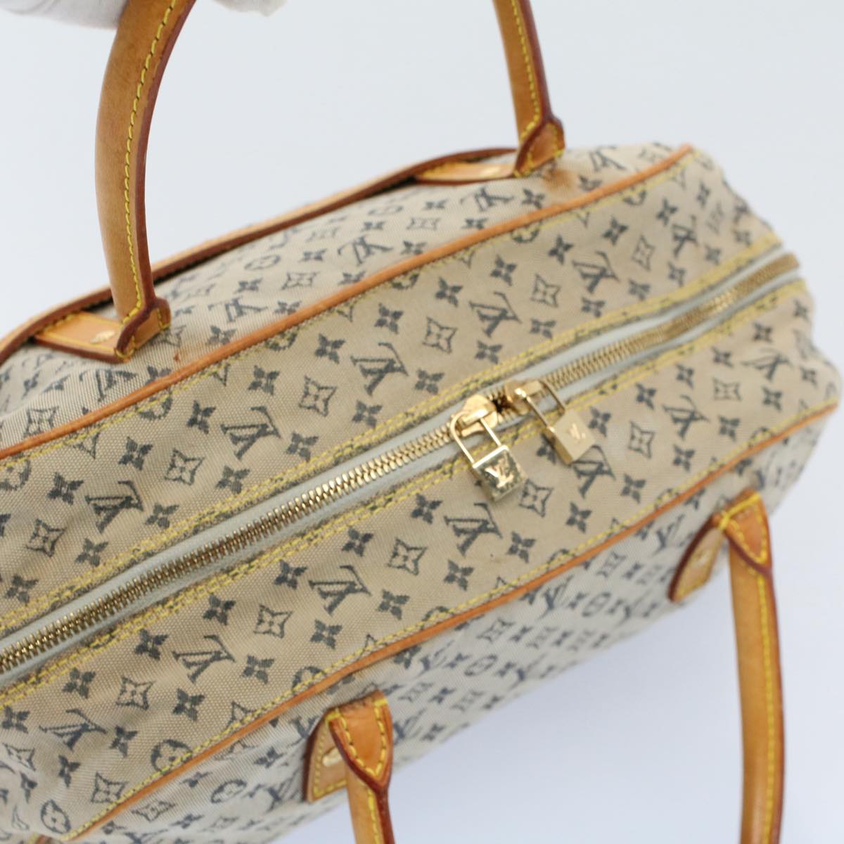 LOUIS VUITTON Monogram Mini Marie Hand Bag Blue M92003 LV 53939