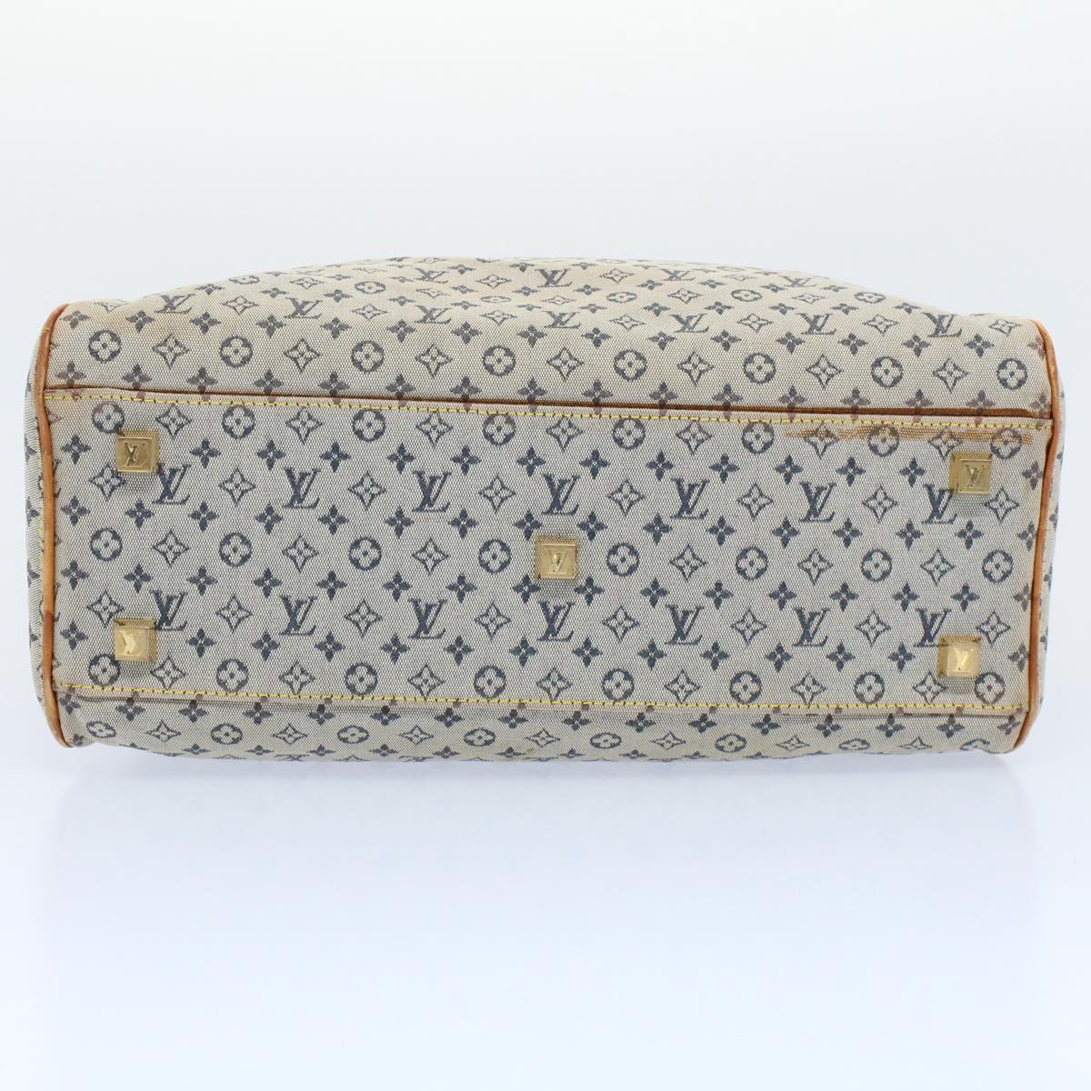 LOUIS VUITTON Monogram Mini Marie Hand Bag Blue M92003 LV 53939