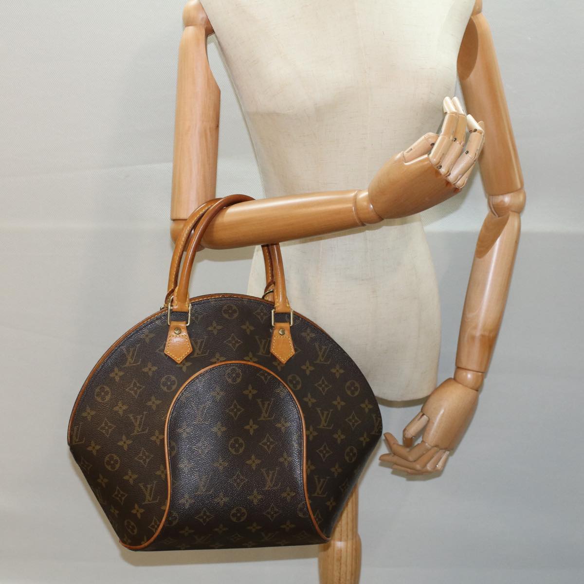 LOUIS VUITTON Monogram Ellipse MM Hand Bag M51126 LV 53963