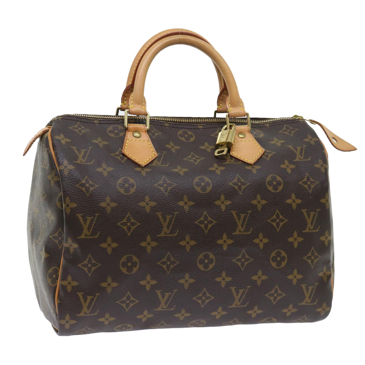 LOUIS VUITTON Monogram Speedy 30 Hand Bag M41526 LV 53966
