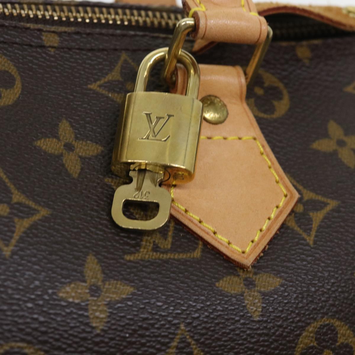 LOUIS VUITTON Monogram Speedy 30 Hand Bag M41526 LV 53966