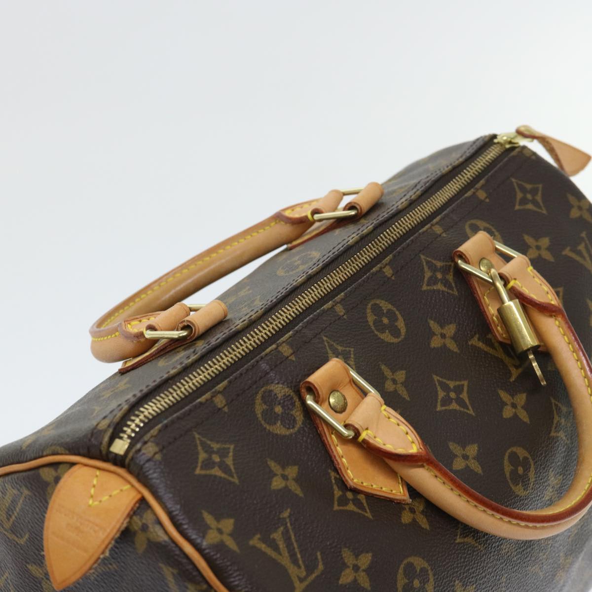 LOUIS VUITTON Monogram Speedy 30 Hand Bag M41526 LV 53966