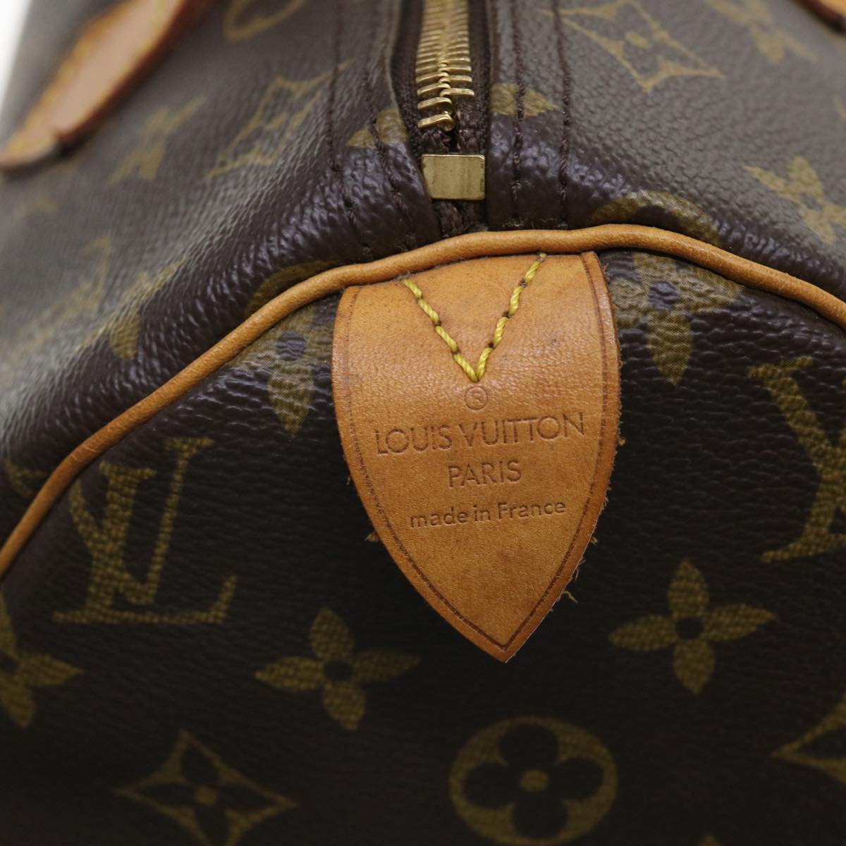 LOUIS VUITTON Monogram Speedy 30 Hand Bag M41526 LV 53968