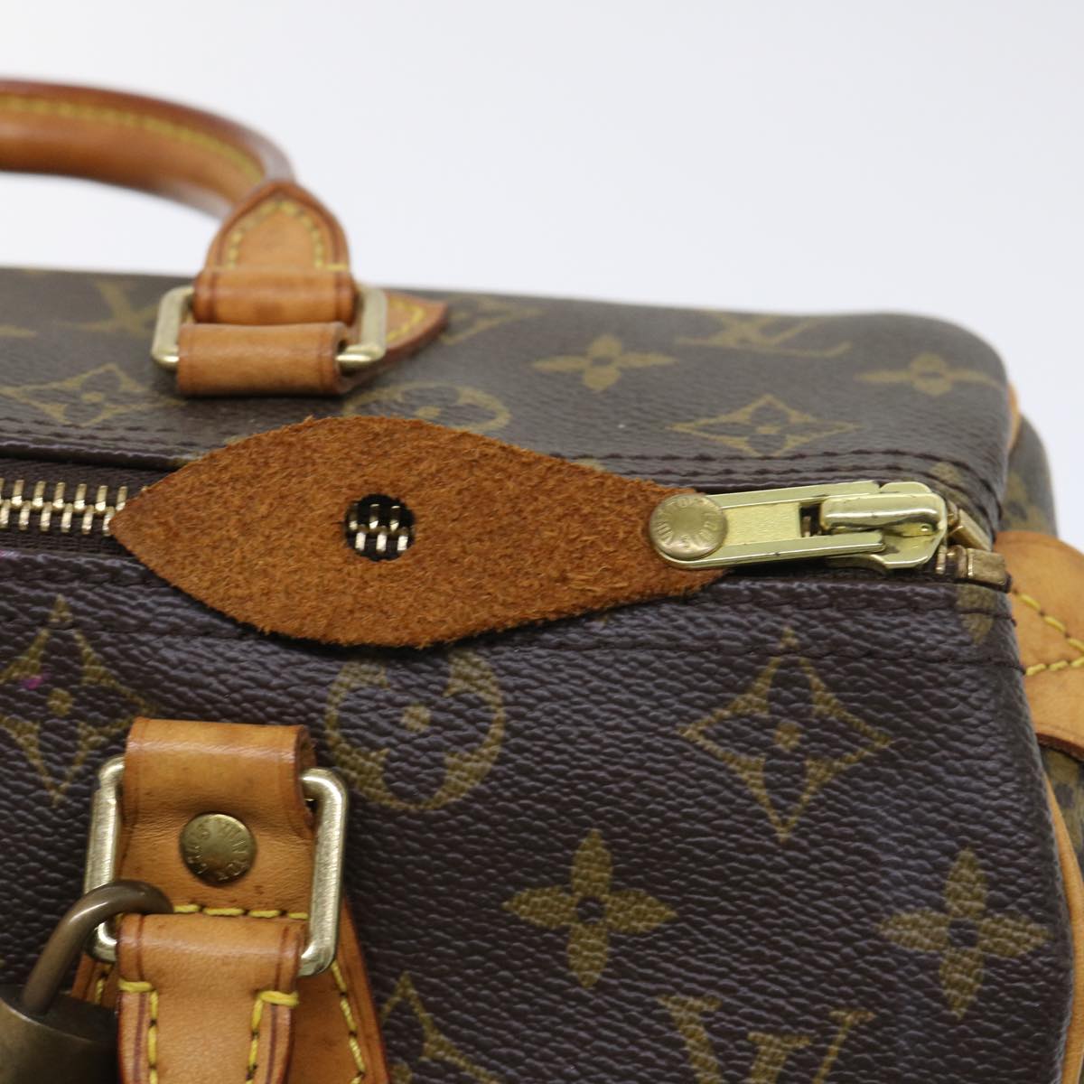 LOUIS VUITTON Monogram Speedy 30 Hand Bag M41526 LV 53968